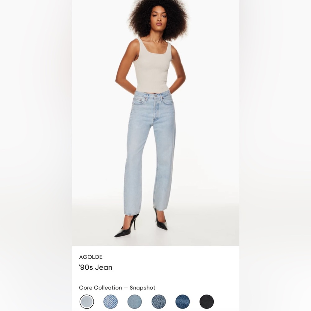 AGOLDE Women's Light Blue '90s Jeans - Picture 2 of 10